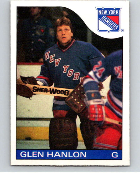 1985-86 O-Pee-Chee #149 Glen Hanlon  New York Rangers  V56680 Image 1