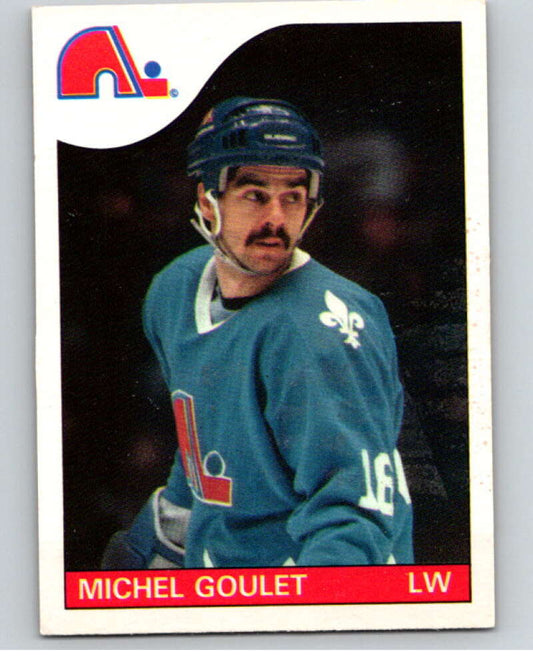 1985-86 O-Pee-Chee #150 Michel Goulet  Quebec Nordiques  V56684 Image 1