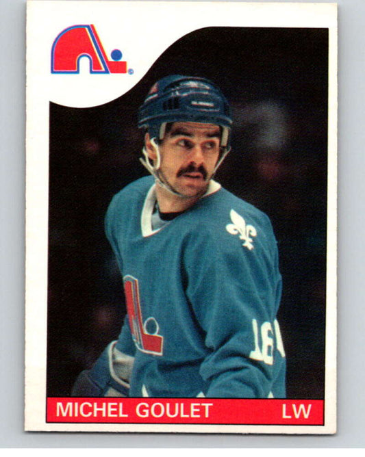 1985-86 O-Pee-Chee #150 Michel Goulet  Quebec Nordiques  V56685 Image 1