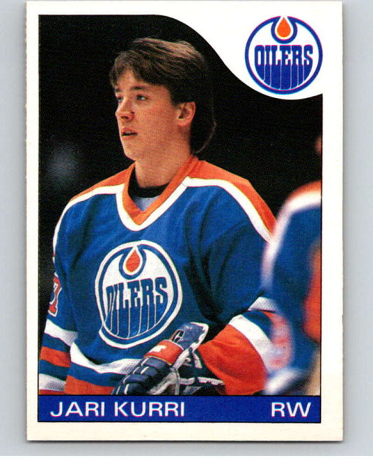 1985-86 O-Pee-Chee #155 Jari Kurri  Edmonton Oilers  V56698 Image 1