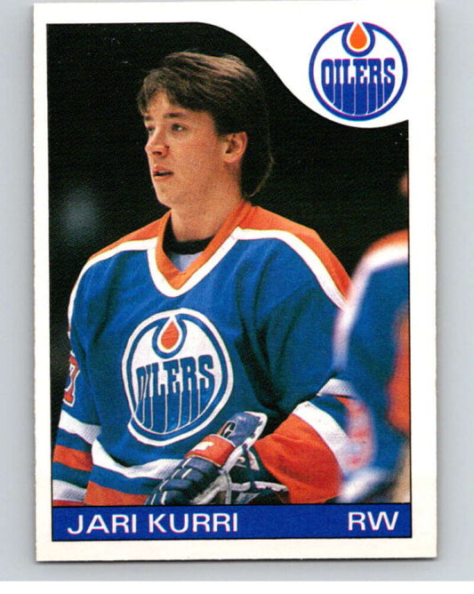 1985-86 O-Pee-Chee #155 Jari Kurri  Edmonton Oilers  V56699 Image 1