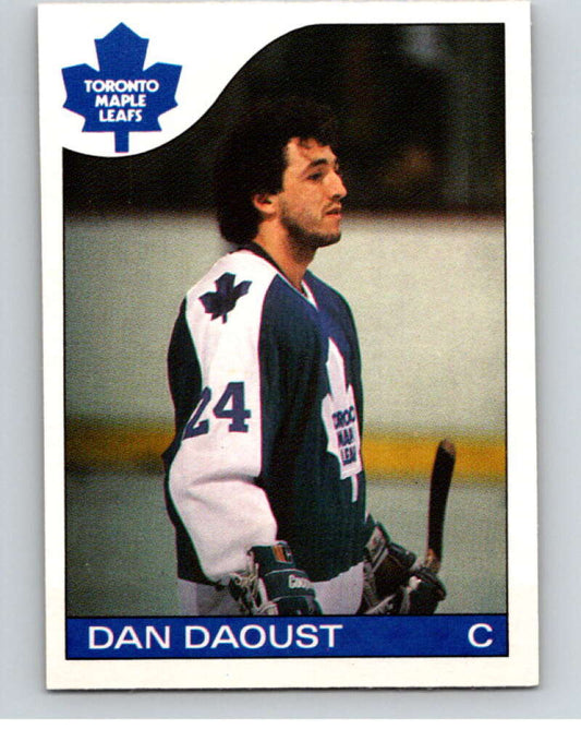 1985-86 O-Pee-Chee #164 Dan Daoust  Toronto Maple Leafs  V56719 Image 1