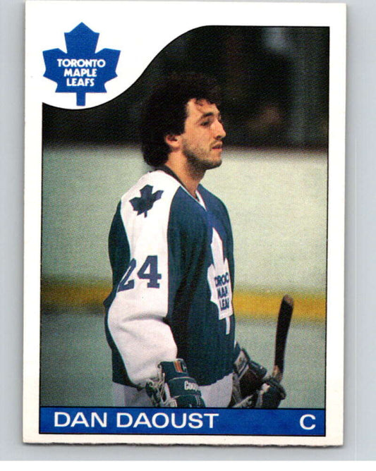 1985-86 O-Pee-Chee #164 Dan Daoust  Toronto Maple Leafs  V56720 Image 1
