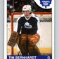 1985-86 O-Pee-Chee #166 Tim Bernhardt RC Rookie Maple Leafs  V56724 Image 1