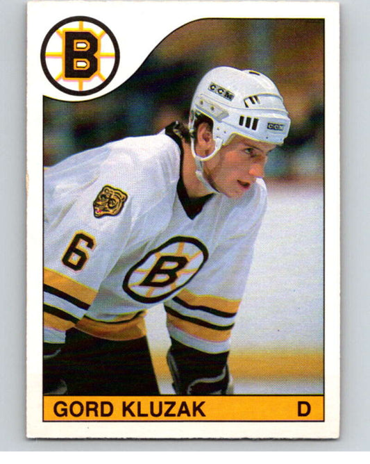 1985-86 O-Pee-Chee #167 Gord Kluzak  Boston Bruins  V56727 Image 1