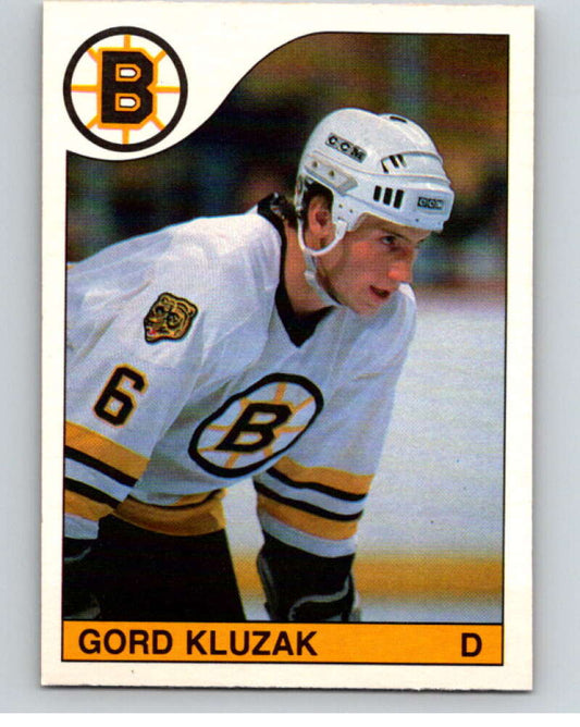 1985-86 O-Pee-Chee #167 Gord Kluzak  Boston Bruins  V56728 Image 1