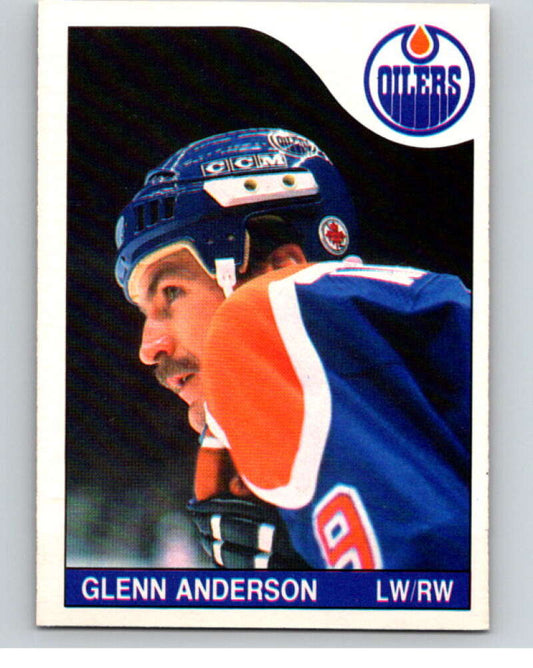 1985-86 O-Pee-Chee #168 Glenn Anderson  Edmonton Oilers  V56731 Image 1