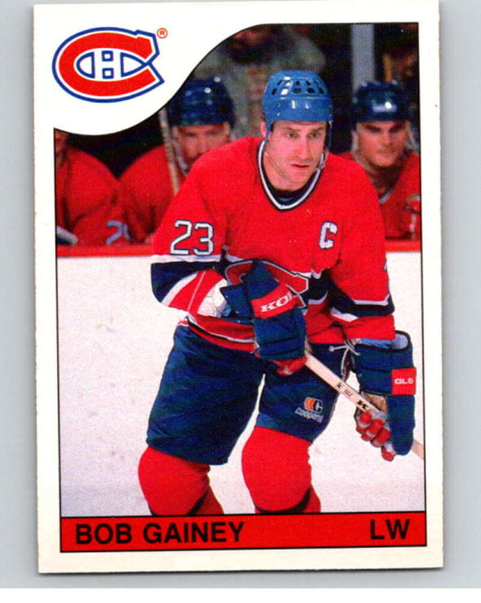 1985-86 O-Pee-Chee #169 Bob Gainey  Montreal Canadiens  V56733 Image 1