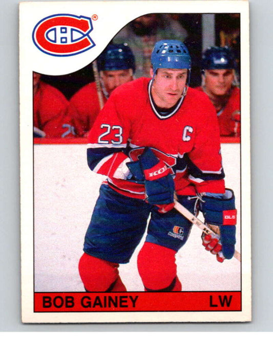 1985-86 O-Pee-Chee #169 Bob Gainey  Montreal Canadiens  V56735 Image 1
