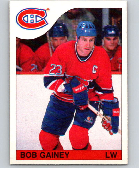 1985-86 O-Pee-Chee #169 Bob Gainey  Montreal Canadiens  V56736 Image 1
