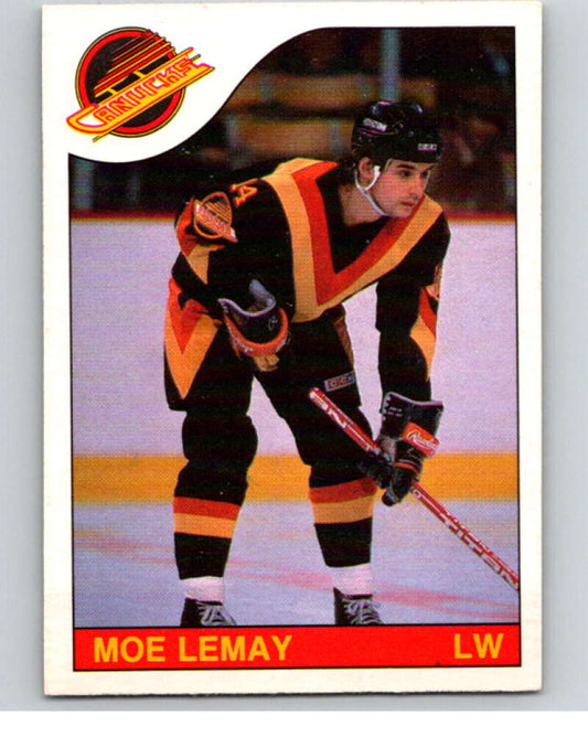1985-86 O-Pee-Chee #173 Moe Lemay  Vancouver Canucks  V56746 Image 1