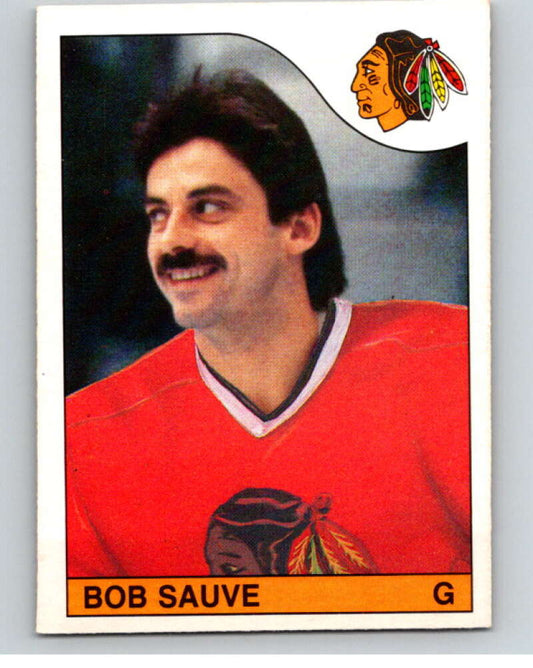 1985-86 O-Pee-Chee #174 Bob Sauve  Chicago Blackhawks  V56748 Image 1