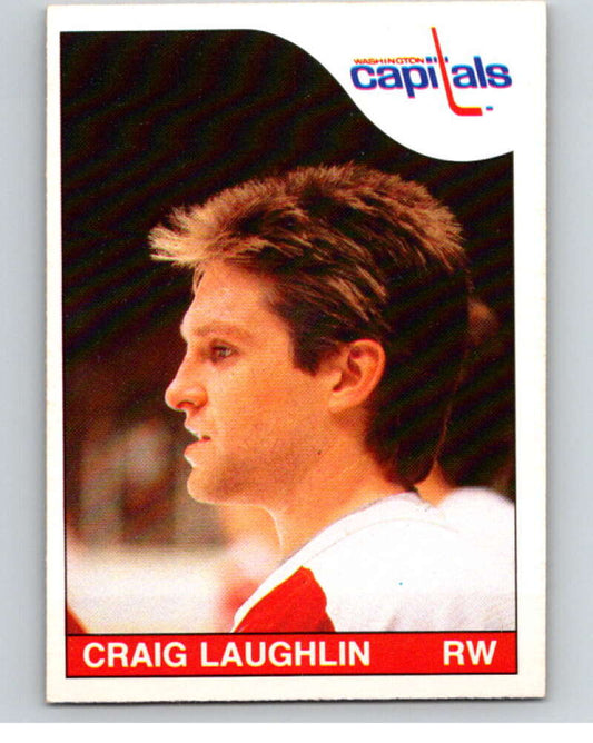1985-86 O-Pee-Chee #190 Craig Laughlin  Washington Capitals  V56782 Image 1