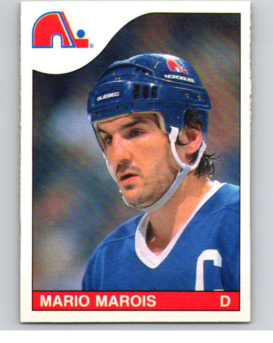 1985-86 O-Pee-Chee #194 Mario Marois  Quebec Nordiques  V56791 Image 1