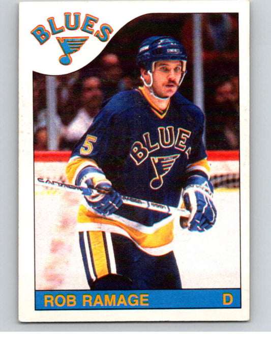 1985-86 O-Pee-Chee #196 Rob Ramage  St. Louis Blues  V56796 Image 1