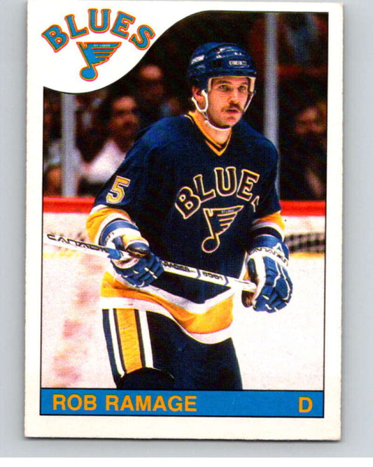 1985-86 O-Pee-Chee #196 Rob Ramage  St. Louis Blues  V56797 Image 1
