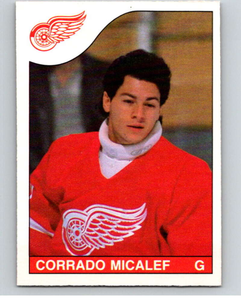 1985-86 O-Pee-Chee #200 Corrado Micalef  Detroit Red Wings  V56810 Image 1