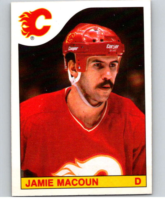 1985-86 O-Pee-Chee #201 Jamie Macoun  Calgary Flames  V56811 Image 1