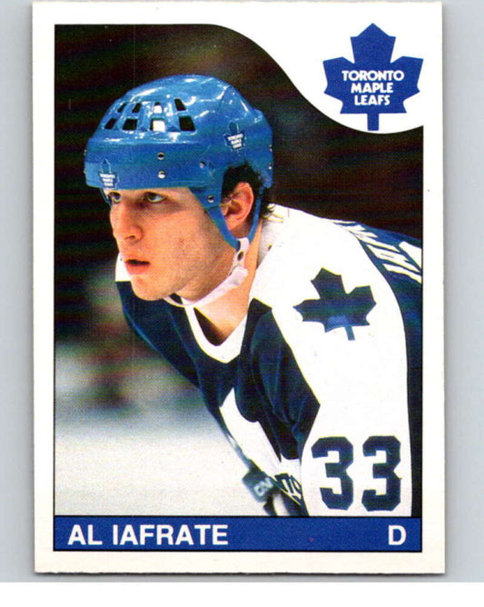 1985-86 O-Pee-Chee #210 Al Iafrate RC Rookie Maple Leafs  V56823 Image 1