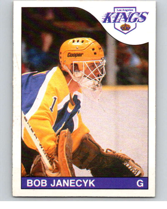 1985-86 O-Pee-Chee #223 Bob Janecyk RC Rookie  Kings  V56854 Image 1
