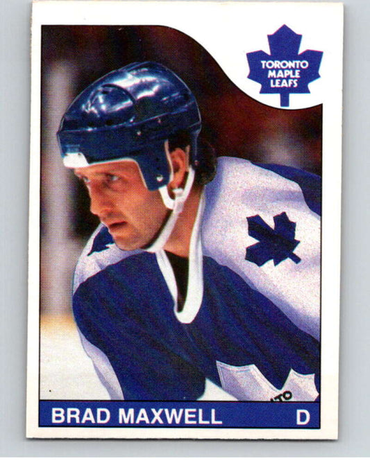 1985-86 O-Pee-Chee #224 Brad Maxwell  Toronto Maple Leafs  V56861 Image 1