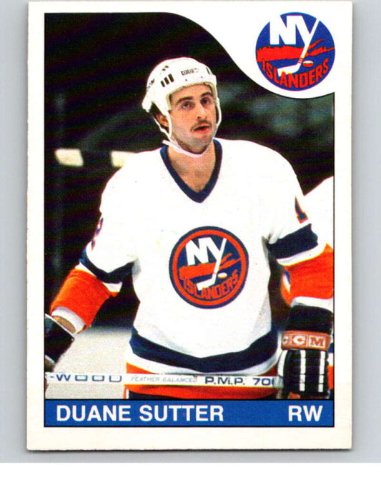 1985-86 O-Pee-Chee #227 Duane Sutter  New York Islanders  V56865 Image 1
