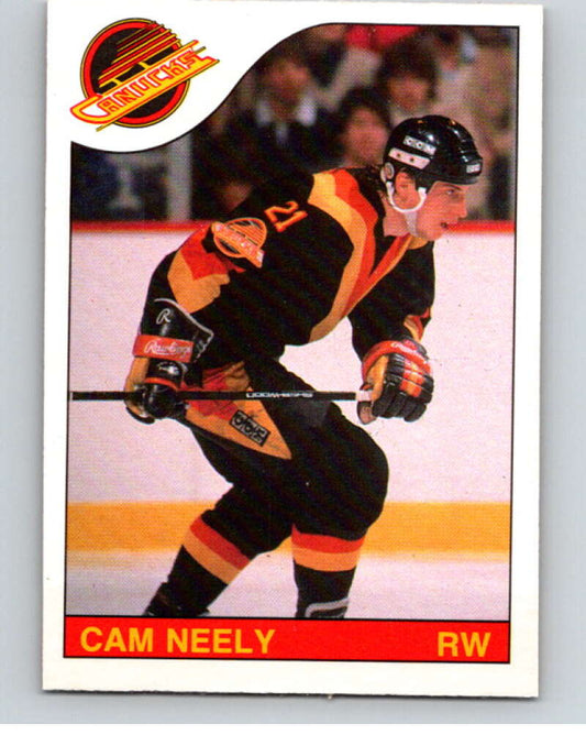 1985-86 O-Pee-Chee #228 Cam Neely  Vancouver Canucks  V56866 Image 1