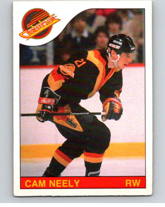 1985-86 O-Pee-Chee #228 Cam Neely  Vancouver Canucks  V56867 Image 1