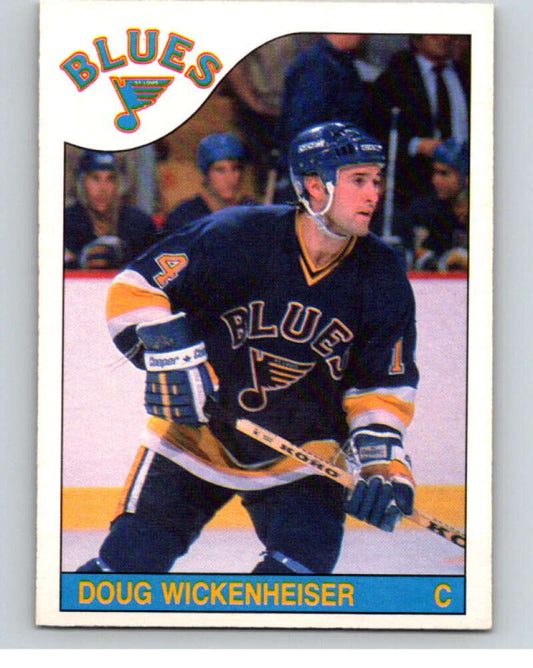 1985-86 O-Pee-Chee #229 Doug Wickenheiser  St. Louis Blues  V56869 Image 1