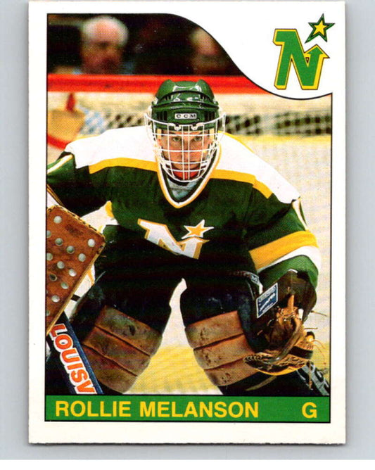 1985-86 O-Pee-Chee #230 Rollie Melanson  Minnesota North Stars  V56870 Image 1