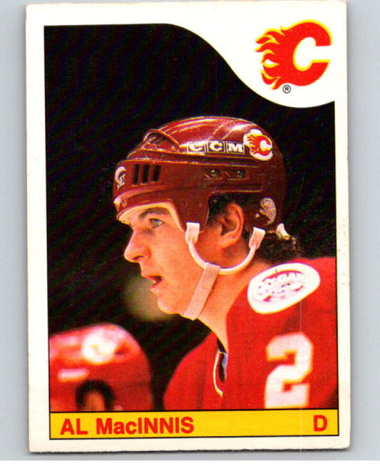 1985-86 O-Pee-Chee #237 Al MacInnis  RC Rookie Calgary Flames  V56887 Image 1