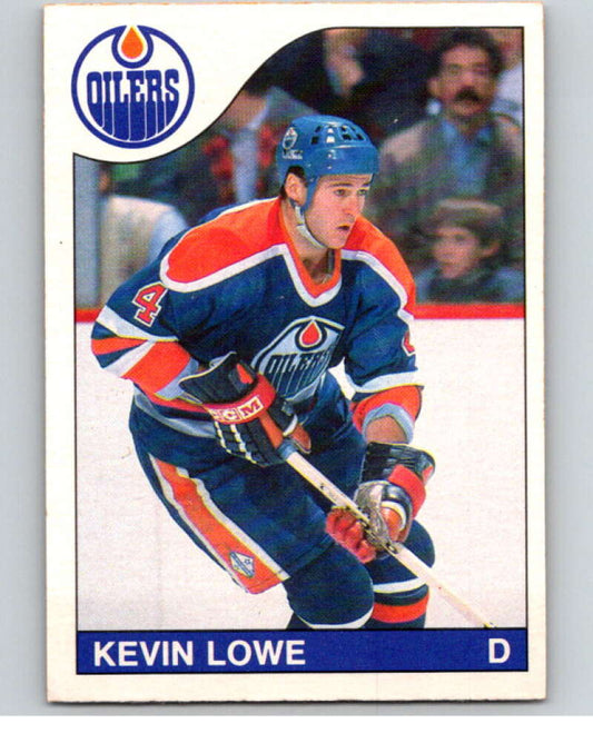1985-86 O-Pee-Chee #239 Kevin Lowe  Edmonton Oilers  V56889 Image 1