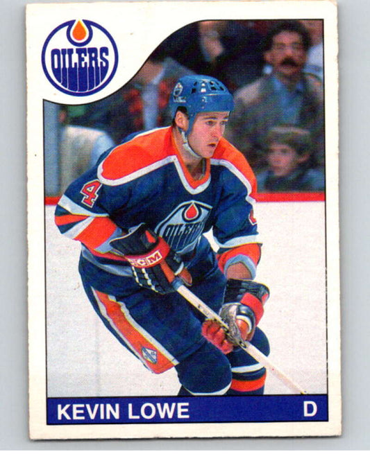 1985-86 O-Pee-Chee #239 Kevin Lowe  Edmonton Oilers  V56890 Image 1