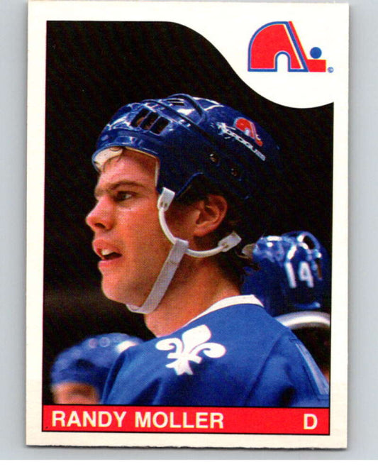 1985-86 O-Pee-Chee #240 Randy Moller  Quebec Nordiques  V56893 Image 1