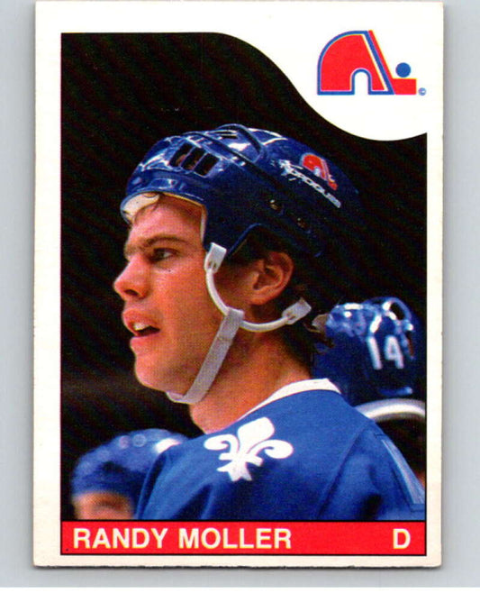 1985-86 O-Pee-Chee #240 Randy Moller  Quebec Nordiques  V56894 Image 1