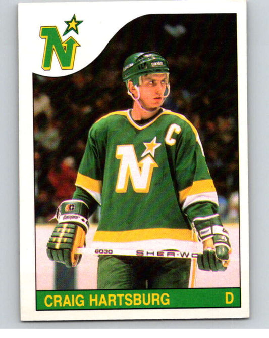 1985-86 O-Pee-Chee #242 Craig Hartsburg  Minnesota North Stars  V56897 Image 1