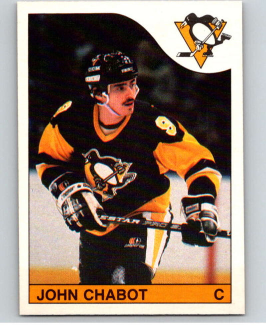 1985-86 O-Pee-Chee #244 John Chabot  Pittsburgh Penguins  V56906 Image 1