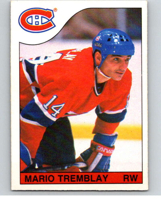 1985-86 O-Pee-Chee #245 Mario Tremblay  Montreal Canadiens  V56907 Image 1