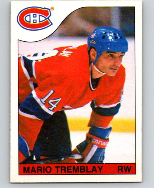 1985-86 O-Pee-Chee #245 Mario Tremblay  Montreal Canadiens  V56908 Image 1