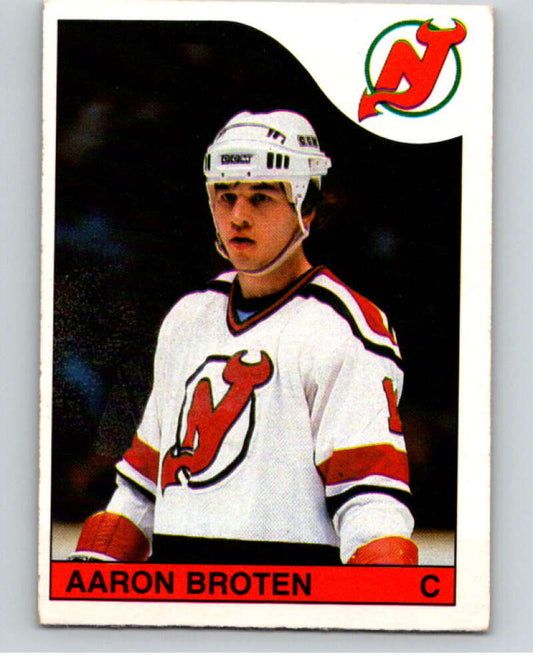 1985-86 O-Pee-Chee #249 Aaron Broten  New Jersey Devils  V56916 Image 1
