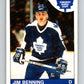 1985-86 O-Pee-Chee #250 Jim Benning  Toronto Maple Leafs  V56918 Image 1