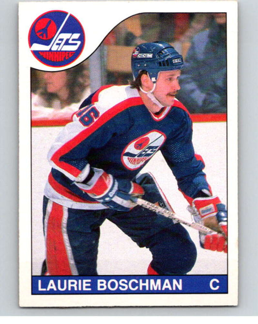 1985-86 O-Pee-Chee #251 Laurie Boschman  Winnipeg Jets  V56919 Image 1