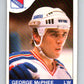 1985-86 O-Pee-Chee #252 George McPhee RC Rookie Rangers  V56920 Image 1