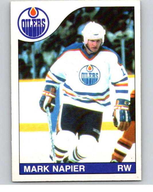 1985-86 O-Pee-Chee #253 Mark Napier  Edmonton Oilers  V56921 Image 1