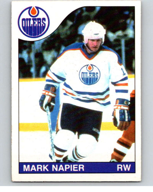 1985-86 O-Pee-Chee #253 Mark Napier  Edmonton Oilers  V56925 Image 1