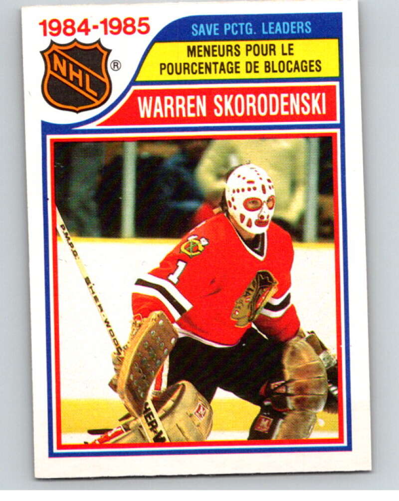 1985-86 O-Pee-Chee #264 Warren Skorodenski LL  Chicago Blackhawks  V56941 Image 1