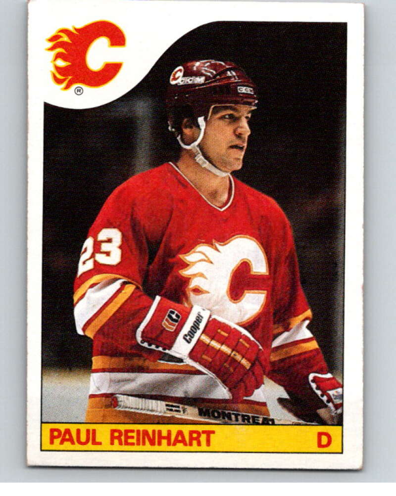 1985-86 Topps #48 Paul Reinhart  Calgary Flames  V56959 Image 1
