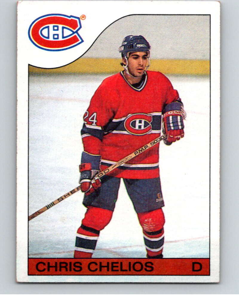 1985-86 Topps #51 Chris Chelios  Montreal Canadiens  V56960 Image 1