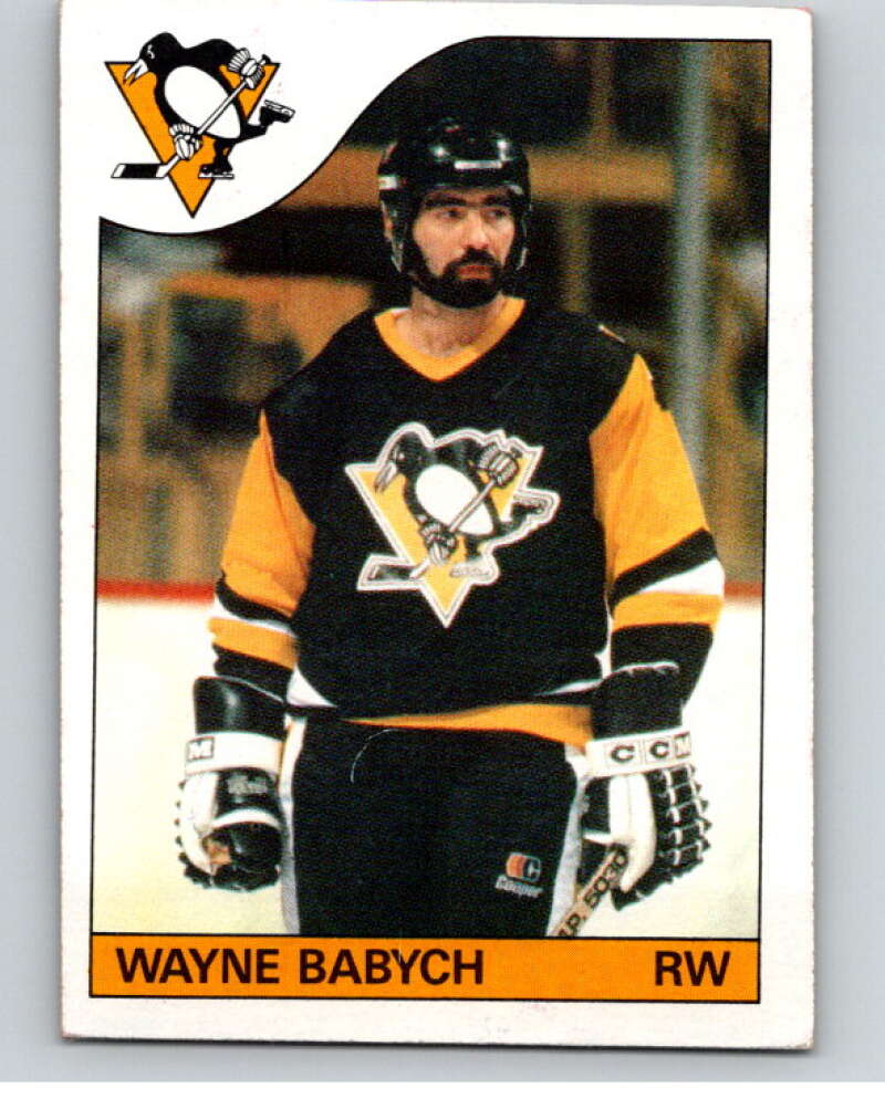 1985-86 Topps #108 Wayne Babych  Pittsburgh Penguins  V56985 Image 1