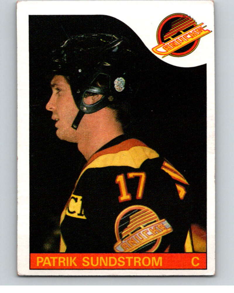 1985-86 Topps #115 Patrik Sundstrom   V56990 Image 1